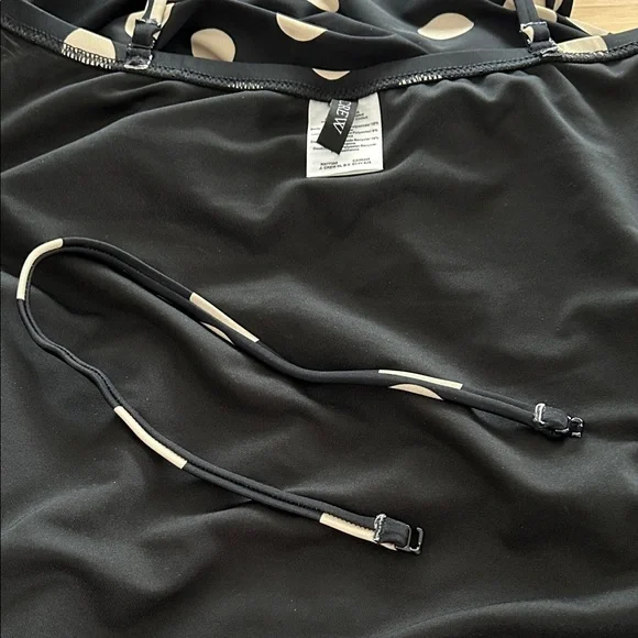 J. Crew Black and White Polka Dot One-Piece Swimsuit - Picture 10 of 10